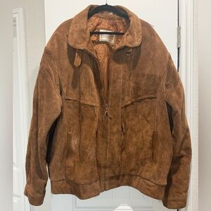 *** Rare Vintage Tan Suede Jacket***